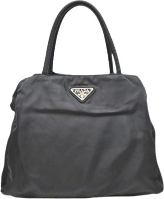 Prada Pre-owned Tote Bags, female, Black, Size: ONE SIZE Pre-owned Vintage Tote Bag