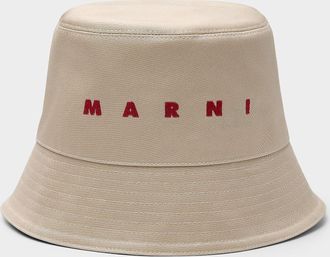 Marni Embroidered logo bucket hat