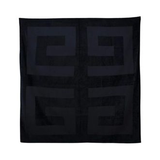 Givenchy Home, unisex, Zwart, ONE Size, Katoen, 4G Badhanddoek
