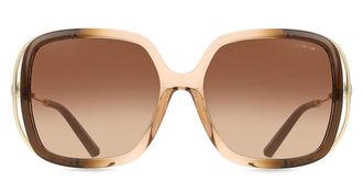 Coach HC8423U CAD80 576974 Womens Sunglasses Brown Size 56
