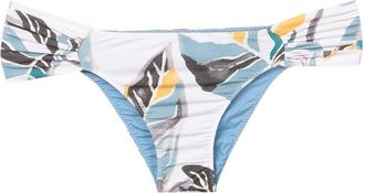 Clube Bossa Ricy floral-print bikini bottoms - women - Polyamide/Elastane - P - Blue