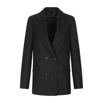 Kiton Dames, Jassen, Zwart, Maat: S