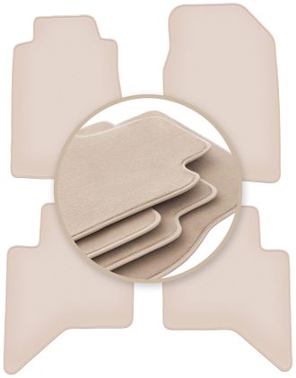 OEM Alfombrillas Beige Premium Para: Isuzu D-max Ii Pickup 2011