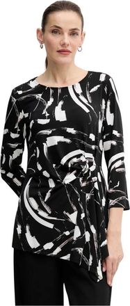 Joseph Ribkoff Top Asim&eacute;trico - Blouses & Shirts - Mujer - Negro - S