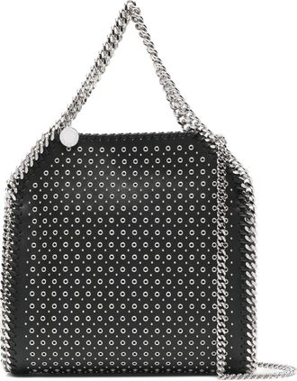 Stella McCartney Borsa tote Falabella con decorazione - Nero