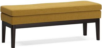 Simpli Home Carlson 45In Mid Century Ottoman Bench