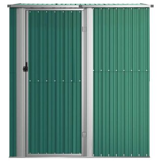 Berkfield Home Garden Shed Green 180.5x97x209.5 cm Galvanised Steel