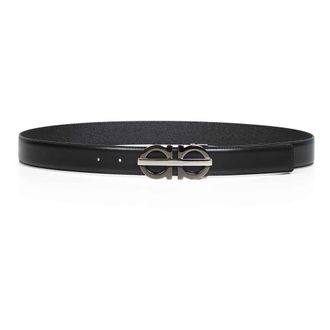 Ferragamo Belts, male, Black, Size: 105 CM Reversible and Adjustable Gancini Belt