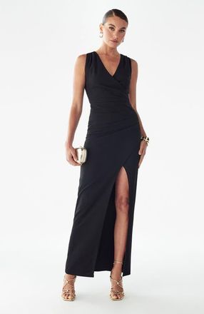 BWLDR Merry Maxi Dress in Black at Nordstrom, Size 10