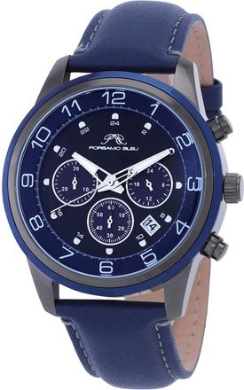 Porsamo Bleu Arthur Chronograph Quartz Blue Dial Mens Watch 1091DARL