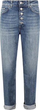 Dondup Jeans Koons Gioiello - Dames - Slim Fit Jeans - Blauw - W25 - Denim - Jeans