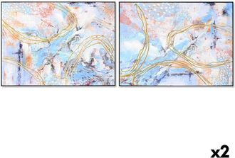 DKD Home Decor Tela DKD Home Decor polistirene Tela 122 x 4,5 x 92 cm