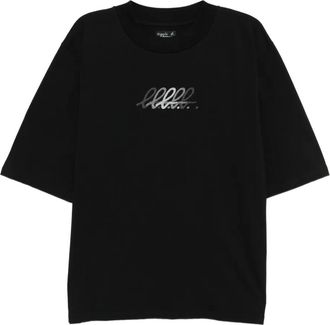 agnès b. Horace T-shirt - men - Cotton - 1 - Black