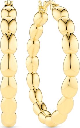 Sif Jakobs Jewellery Earrings Goccia Cerchi Pianura in 18K Gold Plated at Nordstrom, Size Large