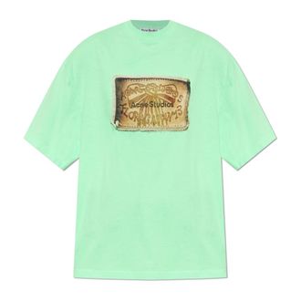 Acne Studios T-Shirts, female, Green, Size: XL Long-Sleeved Top