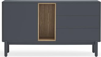 Teulat Design Sideboard Corvo Anthrazit 140 x 76 cm