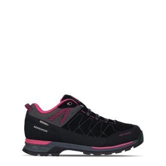 Karrimor Dames/Dames Hot Rock Suede Waterdichte Wandelschoenen (Zwart/roze)