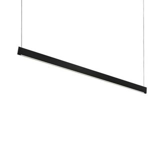 Netlighting Steel Accent LED Bar Pendant Ceiling Light Black 3000K
