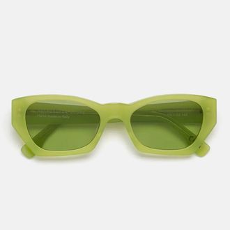 Retro Superfuture Sunglasses Amata Summer Mint 8 Wu Green/Green Unisex