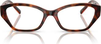 Vogue Eyewear 51mm Cat Eye Optical Glasses in Dark Havana at Nordstrom