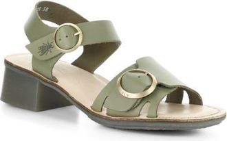 FLY London Ebli Ankle Strap Sandal in Smog/Natural at Nordstrom, Size 10-10.5Us