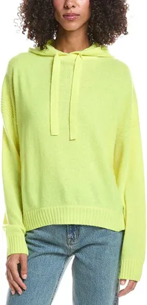 Brodie Heather Ribbed Cashmere Hoodie
