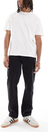 Lee Haden - Jeans dritti nero slavato