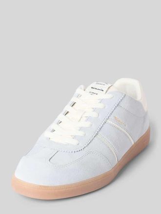 Tamaris Tamaris Low Top Sneaker aus reinem Rindsvelours in Hellblau, Gr&ouml;&szlig;e 36