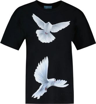 3.Paradis T-shirts - Dames - T-shirts - Zwart - L - Katoen - Tops
