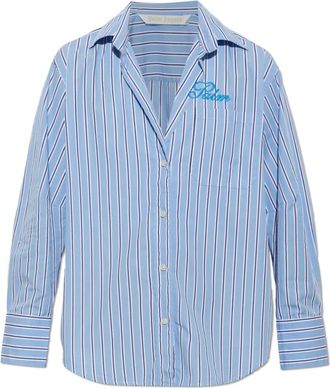 Palm Angels Donna, Camicette, Blu, L, new