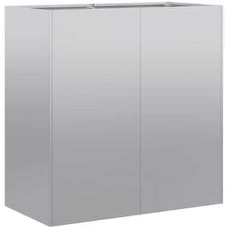 vidaXL Vidaxl Jardinera 80x40x80 Cm De Acero Galvanizado