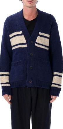 Universal Works Chunky Knit Cardigan in Heritage-Inspired Design