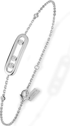 Messika Baby Move Diamond Bracelet in White Gold at Nordstrom