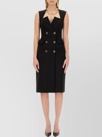 Moschino crepe knee-length dress