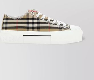 Burberry VINTAGE check cotton canvas sneakers