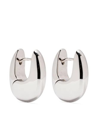 Tom Wood small Pebble earrings - Silver