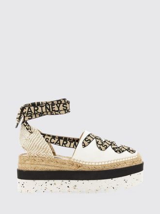 Stella McCartney Espadrillas con zeppa Gaia Stella McCartney in canvas di cotone organico