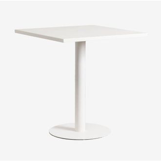 Sklum Sklum - Tavolo da giardino quadrato 70x70 cm in metallo Mizzi