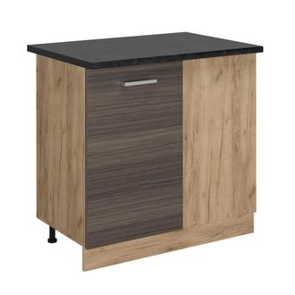 Vicco Armario De Esquina R-line, Gris Noble, 86 Cm, Et Antracita