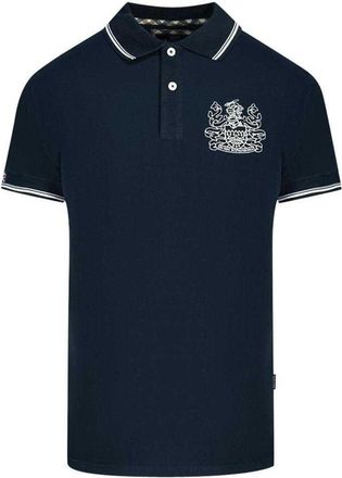 Aquascutum Unisex Volwassen Aldis Tipped Polo Shirt (Marineblauw)