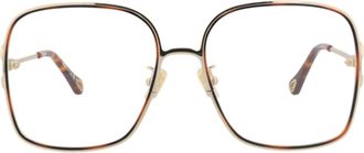 Chlo&eacute; Square-Frame Metal Optical Frames