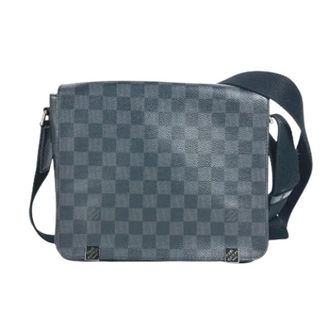 Louis Vuitton Pre-owned Damier Graphite Schoudertas - Heren - Pre-owned - Zwart - Maat: ONE Size