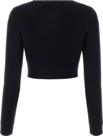 Jil Sander Womens Midnight Blue Wool Sweater - Black - Size EU 36 (Womens)