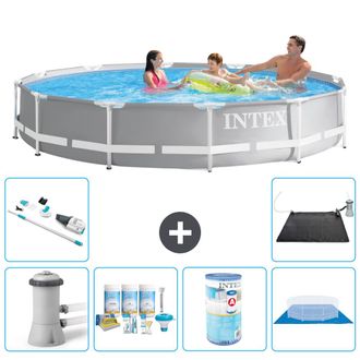Intex Piscina Prism Frame Redonda - 366x76 Cm - 8-piezas S32129