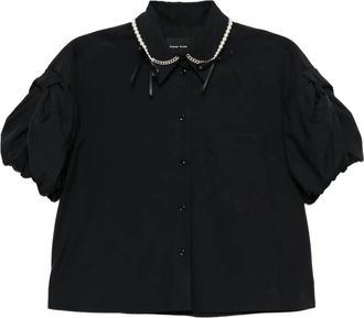 Simone Rocha Camicia in cotone - Nero