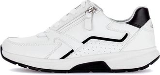 Gabor Rolling Soft Sneaker - Dames - Sneakers - Wit - 38 1/2 EU - Leer - Schoenen