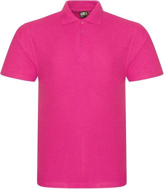 Generic Mens Ultimate Workwear Pro Polo T-Shirt, Polo T-Shirts Suitable for Workwear and Casual wear RX101 Fuchsia