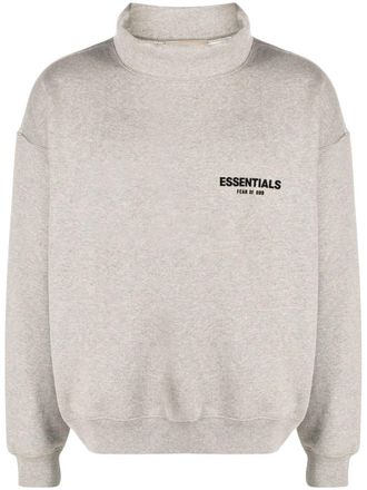 Fear of God funnel-neck sweatshirt - men - Polyester/Cotton - M - Grey