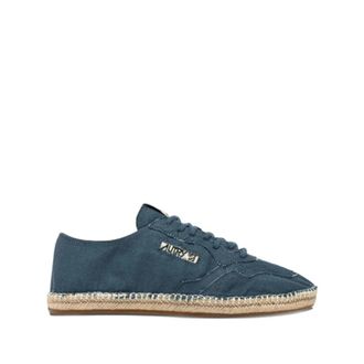 Autry Blauwe Zijde & Nylon Platte Schoenen - Heren - Sneakers - Blauw - 46 EU - Nylon - Schoenen