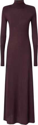 Pinko Gebreide Jurken - Dames - Kleedjes - Paars - M - Kleedjes